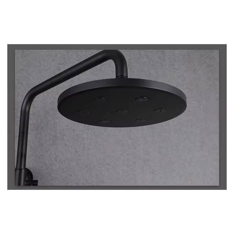 Thermostatic Wall Mounted Waterfall Faucet Sets Concealed Rain Shower Mixer With Shower Head